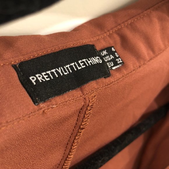 Pretty Little Thing || Deep Mauve Chiffon Tie Up - Picture 3 of 3